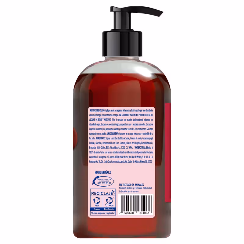 thumbnail image 3 of Jabón Líquido Equate cereza 500ml, 3 of 5