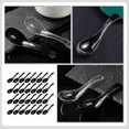 thumbnail image 2 of 100 Pcs Chinese Spoons Plastic Ramen Spoon Chinese Soup Spoon Disposable Soup Spoons Coffee Spoon Pho Spoons, 2 of 3