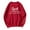 Rouge, variante sur Chandail à Capuchon Décontracté à Manches Longues pour Femmes avec Lettres Imprimées, Col Rond, 2 Vestes Athlétiques, Chandails à Capuchon avec Chiens, Chandails Bohèmes pour Femmes, Chandails de Plage pour Femmes, Veste d'Habillage pour Femmes, devant pour Femmes