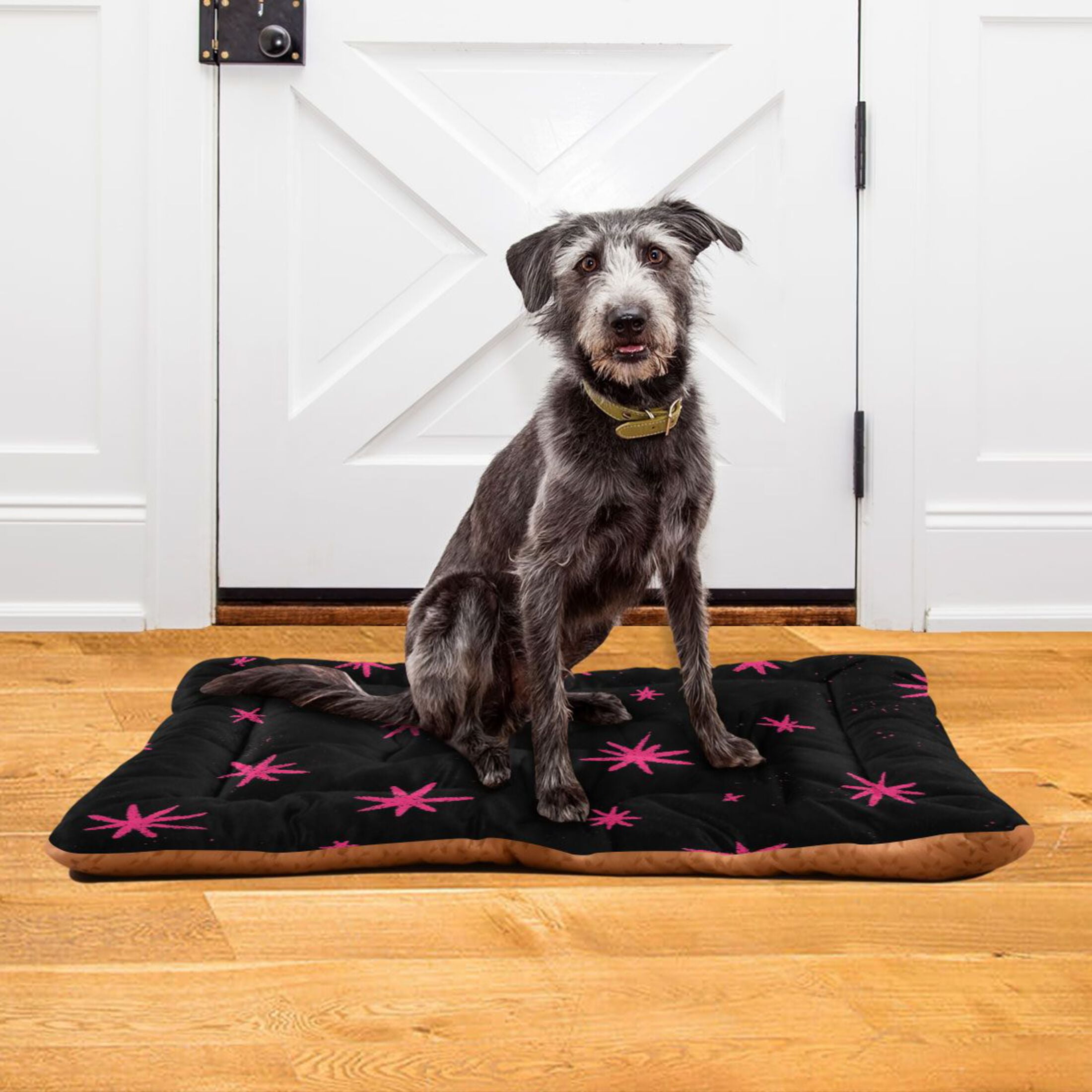 Cozy Mat Pet Bed Indoor Outdoor Warm Soft For Cat Dog Puppy(S/M) Hand-drawn Stars