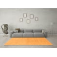 thumbnail image 3 of Ahgly Company Indoor Round Solid Orange Modern Area Rugs, 7' Round, 3 of 4