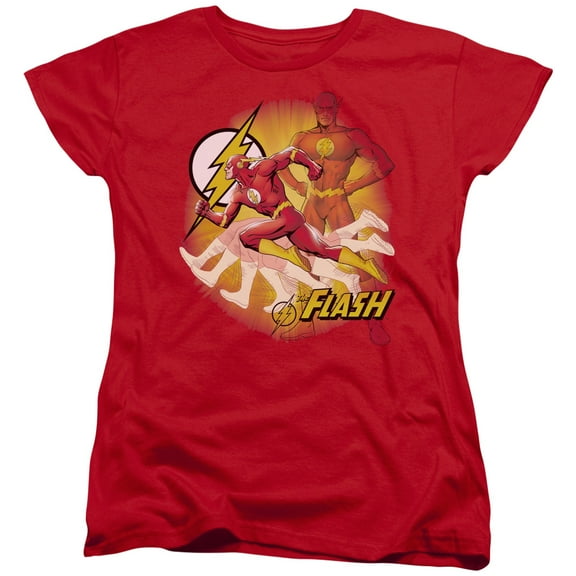 Jla - Lightning Fast - Women's Short Sleeve Shirt - Large