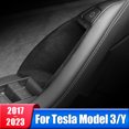 thumbnail image 2 of Caja de almacenamiento lateral para puerta de coche Tesla modelo 3 Y 2017- 2021 2022 2023 manija de puerta trasera delantera apoyabrazos bandeja organizador Accesorios, 2 of 5