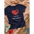 thumbnail image 3 of Smartprints Womens Graphic Tee - Valentine's His Missing Piece - Regular Fit 100% Cotton, 3 of 4