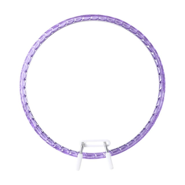 HILABEE Embroidery Hoop 21cm Circle Loop for DIY Projects Party Embellishment Sewing violet