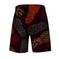 thumbnail image 4 of Men'S Board Shorts,Quick-Drying Elastic Waist Beach Shorts,Drawstring Board Shorts Breathable Beachwear,Red,XXXL, 4 of 5