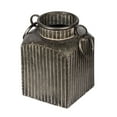 thumbnail image 2 of A&B Home  Gray Metal Pot with Handles Tall, 2 of 2