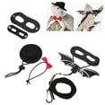 thumbnail image 1 of Reptile Harness And Leash, Reptile Lizard Leash Kit Leather Harness Lizard Traction Rope Hat Bowtie Set With Hat Bow Tie For Small Pet Animals, 1 of 8