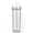 Clear, variant on Neihepal 20 oz Plastic Skinny Tumbler with Lid and Straw, Double Wall Reusable Travel Cup for Iced Coffee, BPA-Free (White)