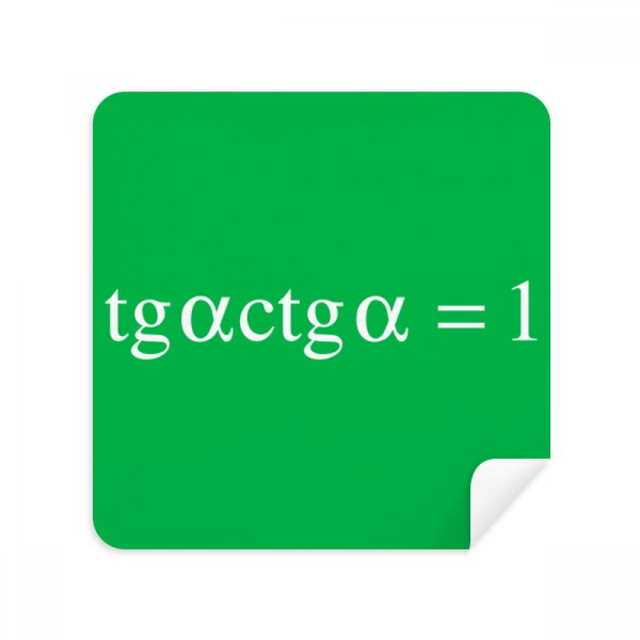 Formule Mathématique Représentation Calcul Multiplication Nettoyant pour Écran en Tissu Suède 2 Pcs