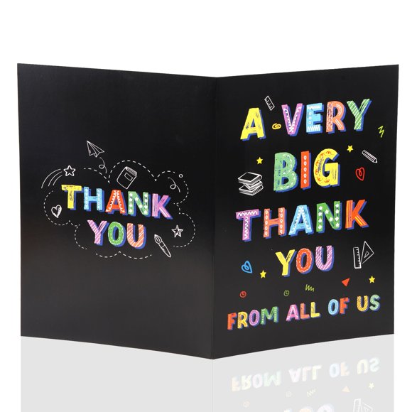 Tarjeta de agradecimiento Penitue jumbo de 40 x 27 cm con sobre