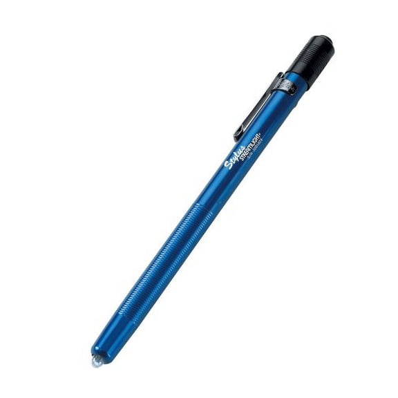 Streamlight 65050 Stylus 3-AAAA LED Pen Light, Blue with White Light 6-1/4-Inch - 11 Lumens