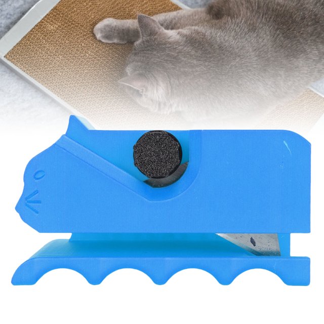 3D Printing Cat Cardboard Cutting Tool, Lightweight Plastic Cat Scratcher Cutter for 0.3in Boards, Create Funny Cat Scratching Boards Effortlessly
