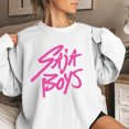thumbnail image 2 of Moonsky Sudadera pop Demon Hun/er, sudadera Huntrix con cuello redondo, jersey de manga larga para mujer y hombre, ropa de calle, moda urbana (Blanco S), 2 of 4