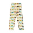 thumbnail image 5 of Xecao Colorful Mustache Men's Straight Lounge Pajama Pants: The Ultimate in Comfortable Sleepwear, 5 of 9