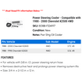 thumbnail image 2 of Power Steering Cooler - Compatible with 1988 - 2000 Chevy K2500 4WD 1989 1990 1991 1992 1993 1994 1995 1996 1997 1998 1999, 2 of 2