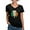 Black, variant on CafePress - Vintage Irish Flag Shamrock T Shirt - Women's V-Neck Dark T-Shirt