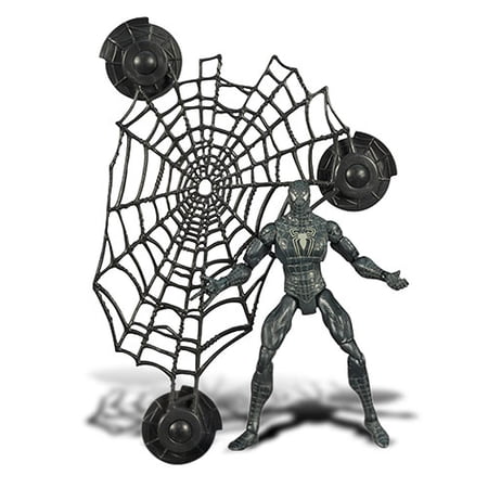 man walmart suit spider Spider Man [Black Action Spider Man Figure Suit 3