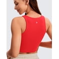 thumbnail image 4 of CRZ YOGA Womens Butterluxe Double Lined Cropped Tops Racerback Tanks Sleeveless Casual Workout Crop Shirts, 4 of 5