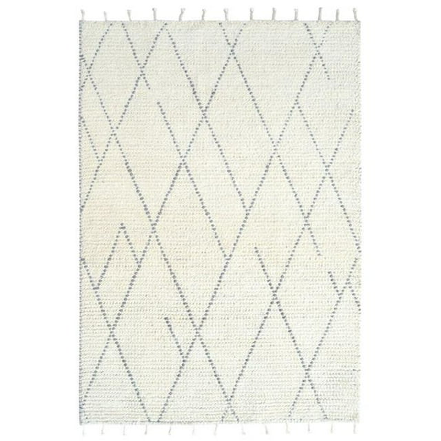 Dynamic Rugs CT246951109 2 x 4 ft. Celestial 6951 Rectangle Modern Wool Rug - 109 Ivory & Grey