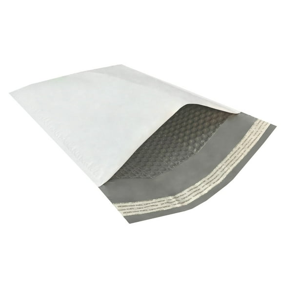 UOFFICE 50 Poly Bubble Mailer Bags 10.5x16" #5 Shipping Envelopes with Self-Seal