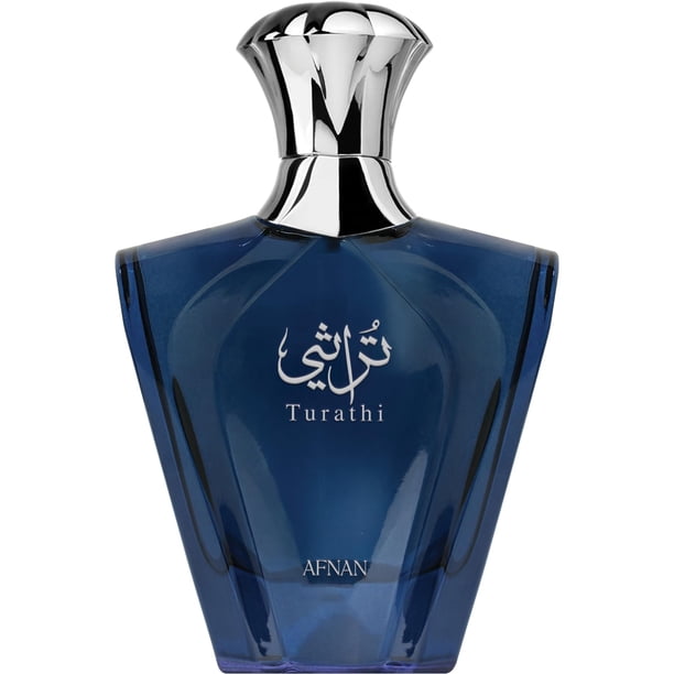 Afnan Agua de Perfume EDP Turathi Blue para Adultos unisex, 90 ml (Paquete de 1)