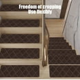 thumbnail image 5 of TFYZYY Non-Slip Carpet Stair Treads | Indoor Non-Slip Rugs for Stairs | Slip-Resistant Stair Mats | Easy to Clean, Reusable Adhesive, Safe for Pets and Elders, 5 of 6