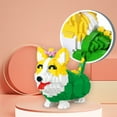 thumbnail image 5 of HI-REEKE Animal Micro Mini Building Block Set Corgi Dog Building Kit Toy for Kid Adult Multi Color, 5 of 7