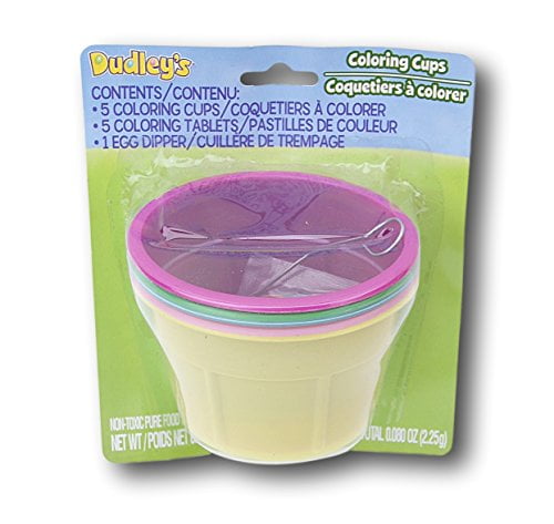 Download Dudleys Easter Egg Dying Coloring Cups with Dye Tablets ...