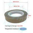 thumbnail image 3 of kweiny Heat Insulation Cotton 10PCS and PTFE High Temp Tape for 3D Printer Makerbot Hotend, 3 of 7