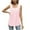 Pink, variant on VEKDONE Tank Tops for Women Summer Hollow Out Pleated Flowy Tanks Sleeveless Square Neck Loose Pullover Vests Solid Color Lightweight Lounge Tees Shirts White Small