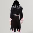 thumbnail image 4 of Traje de disfraces de terror para mujer con sombrero disfraz de vampiro de terror ropa de fiesta de Halloween, 4 of 6