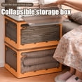 thumbnail image 3 of Caja De Almacenamiento Plegable, Organizador De Almacenamiento Apilable Con Ruedas, Para Sala De Estar, Dormitorio, Armario, Almacenamiento Conveniente De Juguetes, Libros, Ropa,, 3 of 7