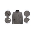 thumbnail image 4 of Little Donkey Andy Men's Lightweight Softshell Jacket Windbreaker for Running Travel Hiking, Windproof, Water-resistant (Iron Gray M), 4 of 7
