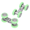 thumbnail image 2 of Rouleaux de Porte de Douche, 2pcs Rouleau Roue Coureur Double Porte de Douche Rouleaux de Roue Fortement Recommandé, 2 of 14