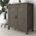 thumbnail image 2 of Burlington Armoire de Rangement Basse Transitionnelle en Bois de 30 Pouces de Large, Gris Rustique, 2 of 8