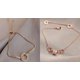 thumbnail image 1 of Juego de 2 pulseras de tenis para mujer, joyería de muñeca ajustable de circonita cúbica para regalo de adolescente, 1 of 3