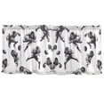 thumbnail image 7 of Yayeee Kitchen Curtains Tier Set of 2 Light Filtering 57"x24" Over Sink Window Panels, Football Player Pattern, 7 of 7