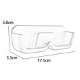 thumbnail image 7 of TOOYFUL Eyeglasses Holder Stand Glasses Storage Rack Wall Mount with Stickers Stylish Sunglasses Display Stand for Home Bedroom Store Clear, 7 of 7