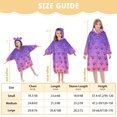 thumbnail image 4 of FORMRS Wearable Blanket Hoodie with Sleeves for Kids Cozy Flannel Sweatshirt, Pixel Love, 4 of 7