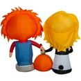 thumbnail image 5 of Halloween Airblown Yard Inflatables Chucky and Bride & Pumkin 66.14 in x 19.29 in x 57.48 in 5.09 lb, 5 of 6
