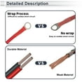 thumbnail image 2 of Cables de batería universales de 1 pieza de Unique Bargains, cable de batería de terminal de 3/8", calibre 8 AWG, cobre estañado rojo de 4.5 pies, 2 of 7
