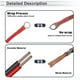 thumbnail image 2 of Cables de batería universales de 1 pieza de Unique Bargains, cable de batería de terminal de 3/8", calibre 8 AWG, cobre estañado rojo de 4.5 pies, 2 of 7