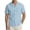 *Sky Blue, variant on VBVC Men's Cotton-Linen Cuban Collar Shirt,Summer Short Sleeve Button Down Beach Top For Men,Sky Blue,S-3XL