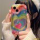 thumbnail image 1 of Funda Para Redmi Note 10 12 9 10S 8 11 11s 10Pro Max 9A 10A 9 9T A2 A1 10C 10 9C NFC POCO M3 Gradient Rainbow Macaron Candy Color Love Heart 3D Borde Curvado Cubierta Brillante, 1 of 3