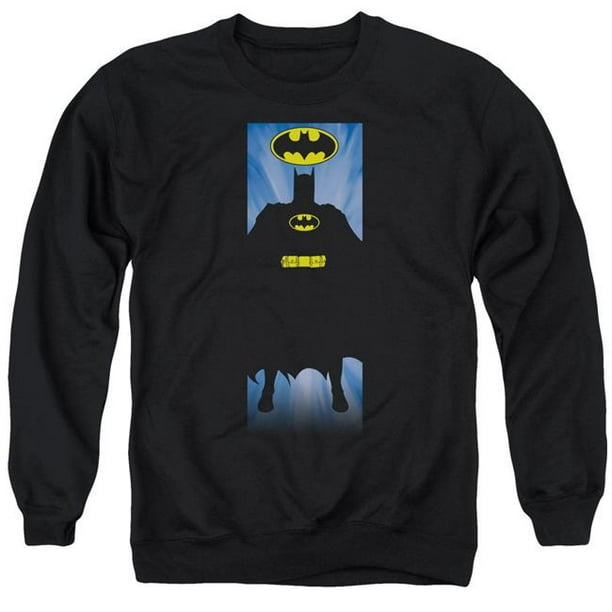 Batman Batman Block Adult Crewneck Sweatshirt Black Extra Large Walmart