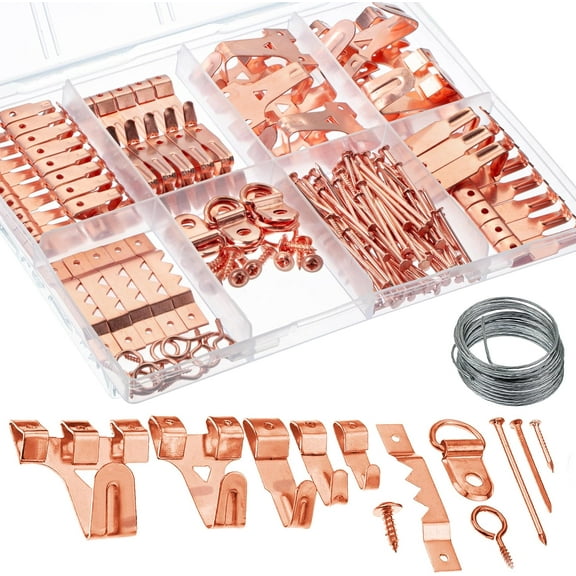 Mr. Pen- Picture Hanging Kit, 220pc, Rose Gold