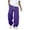 Purple #53, variant on Dresfit Cargo Sweatpants Men Wide Leg Baggy Trousers Loose Drawstring Open Bottom Joggers Heavyweight Cotton Lounge Pants with Pockets Khaki L