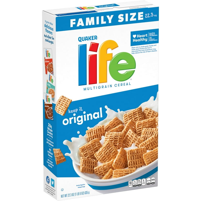 Quaker Original Life Multigrain Crispy & Crunchy Cereal