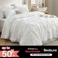 thumbnail image 2 of 4-PCS Comforter Set -Multi-Color,Cloud-like,Ultra-Soft,Machine Washable,Luxury Bedroom Decor Accessories,Breathable,All-Season King Size Bedding sets,Hotel Quality, Restful Sleep, Geometric Pattern,S, 2 of 10
